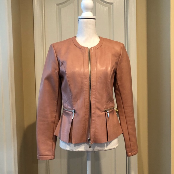INC Faux Leather Moto Jacket - Picture 1 of 6